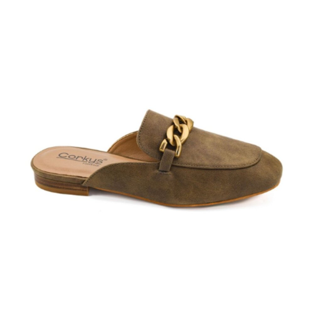 Women's Tan Mule Keepsake Corkys Size 8 NWT